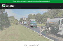 Tablet Screenshot of midwestasphalt.net